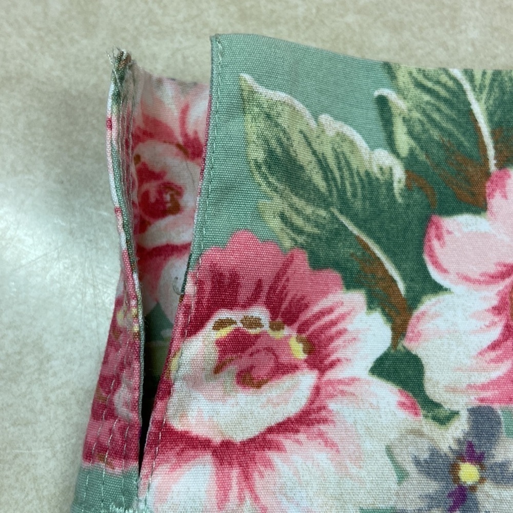 Lauren Ralph Lauren Mint Green Floral Cropped Pants - Picture 11 of 13
